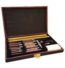 Nikula-27parça Ahşap Kutu Evrensel Tabanca Temizleme Seti