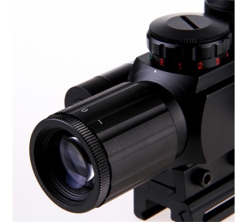 Nikula 4x30 Tüfek Dürbünü çift Işıklı Lazerli M7