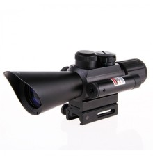 Nikula 4x30 Tüfek Dürbünü çift Işıklı Lazerli M7