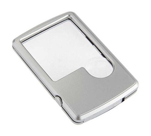 Nikula-X3.x6 Büyütmeli Deri  Kılıflı  Led Işıklı Cep Modelinde, Mücevher,okumada Kullanışlı Büyüteç