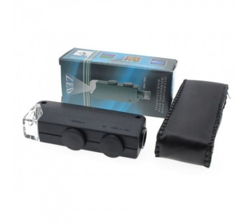 Nikula-Mini 60x 100x Zoom Lens Odak Takı Led Cep Mikroskop Büyüteç