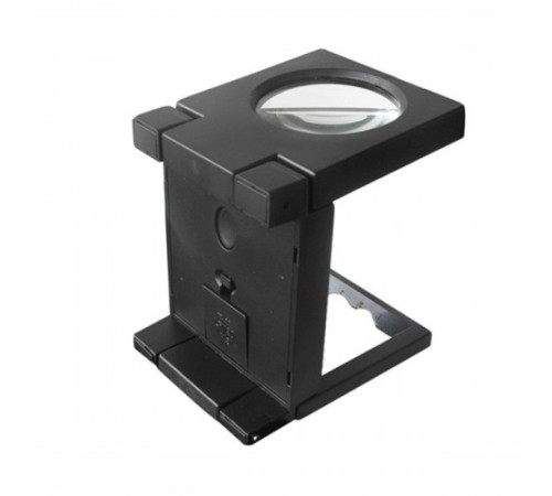 Nikula-Katlanır Plastık,led ışıklı Test Cıhazı Büyüteç 2.5x90mm