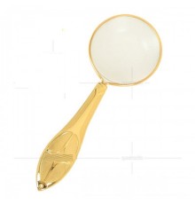 Nikula-Altın Renkli 5x-45mm Zarif Işlemeli özel Tasarlanmış Hediye Büyüteç-mg18155-7