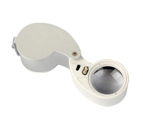 Nikula-Mini 40x25mm Takı Büyüteç, Cep Büyüteç, Teftiş, Elmas Pullar, Madeni Kontrol Lup Mg21011