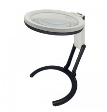 Nikula-2x5x120mm   10 Ledli  Masaüstü Büyüteç