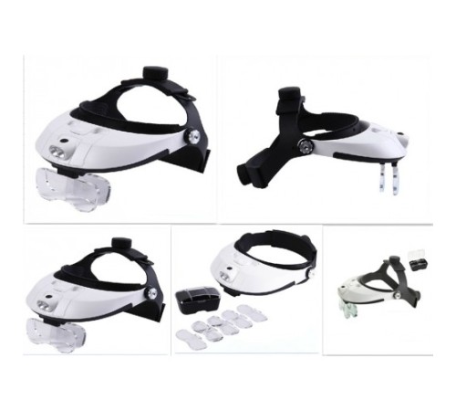 Nikula-5 Mercekli çok Fonksiyonlu, Başlık Tip ışıklı Büyüteç 81001H