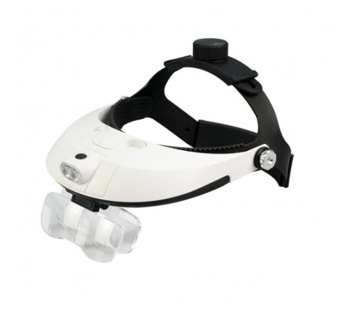 Nikula-5 Mercekli çok Fonksiyonlu, Başlık Tip ışıklı Büyüteç 81001H