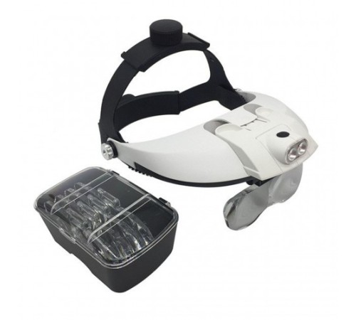 Nikula-5 Mercekli çok Fonksiyonlu, Başlık Tip ışıklı Büyüteç 81001H