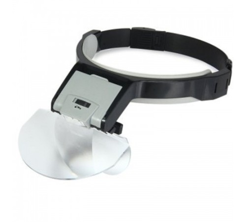 Nikula- Lens Takmalı 5 Lenslı , Led Lambalı şapka Tip Büyüteç