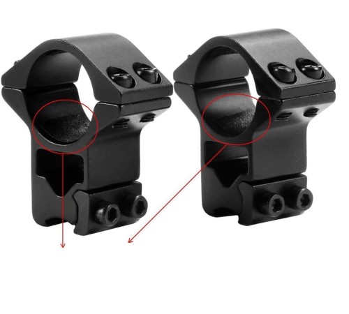 Nikula-25.4mm dürbün için 11mm YÜKSEK Havalı Tüfek / Av tüfeği Ayağı