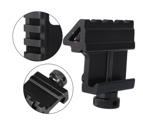 Taktik 45 derece açı ofset yan adaptörü RTS 20mm Picatinny ray