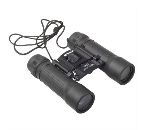 Nikula 10X25 Av Dürbünü -56M/1000M - Kauçuk Kaplama Siyah