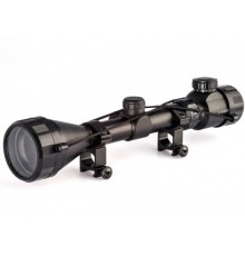 3-9x50 Nikula Zoomlu Keskin Nişancı Dürbünü Kırmızı,yeşil İşik Tüfek çelik Gövde