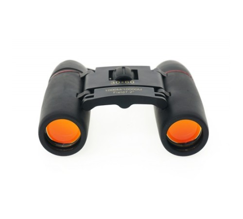 30x60 Nikula Cepte taşımalı Kauçuk kaplamalı Mini Dürbün-siyah