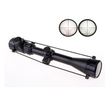 3-9x40 Nikula Zoomlu Çıft Işıklı Av Tüfeği Dürbünü Silah Montaj Kelepçeli