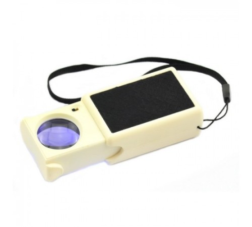 Nikula-Mücevherler, Ve Para Kontrol,için 45x25mm ışıklı,mor ışıklı Cepte Taşımalı Büyüteç