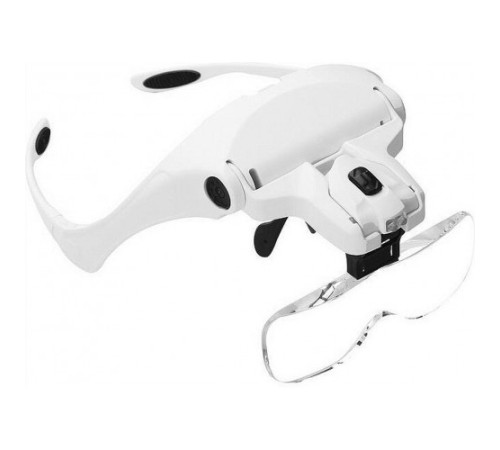 Nikula-5 Lens 1.0x-3.5x, 2led Işıklı  Ile Ayarlanabilir Gözlük Büyüteç9892B2