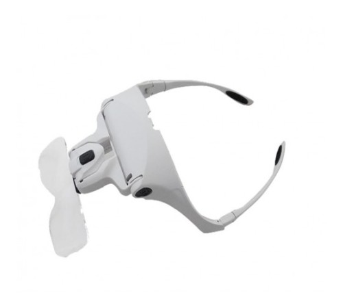 Nikula-5 Lens 1.0x-3.5x, 2led Işıklı  Ile Ayarlanabilir Gözlük Büyüteç9892B2