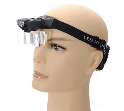 Nikula-2 Led Aydınlatıcı,5 Lens Plakaları Kask Büyüteç,cerrahi,tamir Büyüteç