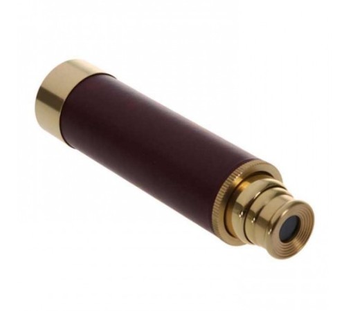 30x40 Panda Büyük Mercekli Pirinç Gövdeli Deri Çantalı Denizcilik Korsan Dürbün