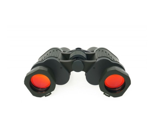 Nikula-Kauçuk Kaplamalı Kırmızı Mercekli 50x50 1000m/56m Dürbün