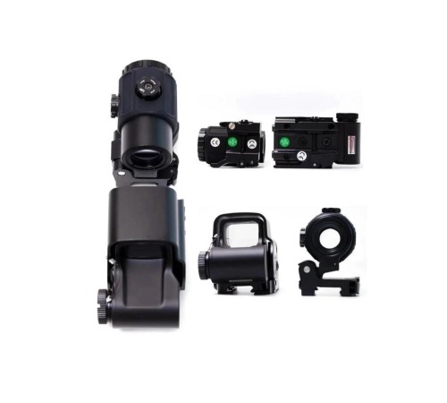 Nikula 558-G43 XPS2 Hedef İşaretleyici Red Dot - Holografik Nişangâh, 5x Büyütmeli Set-Siyah