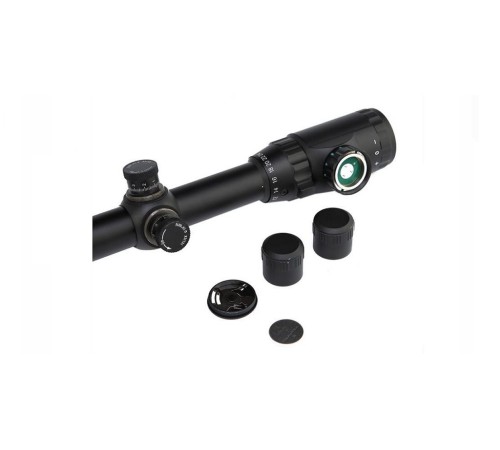 Spike 6-24x50 Aoe Tüfek Dürbünü çift Işık Kırmızı,yeşil Kaynaklı Zoomlu