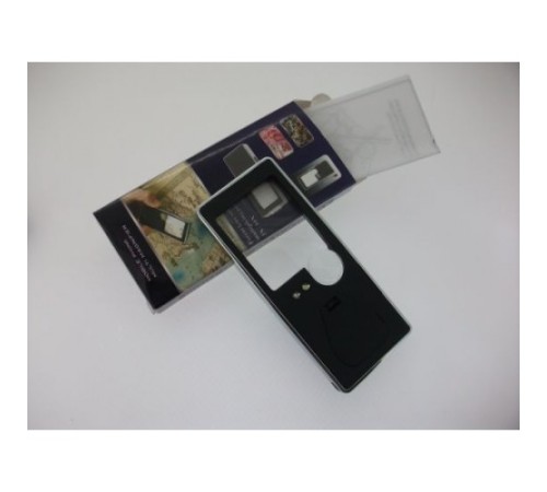 Nikula-Beyaz Led Işık Ile 3x / 10x Cep Telefonu Multi Büyüteç