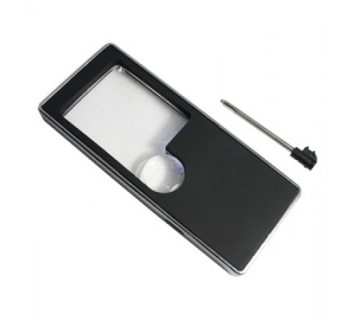 Nikula-Beyaz Led Işık Ile 3x / 10x Cep Telefonu Multi Büyüteç