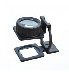 Nikula-Tekstilciler Için  Kumaş Kontrolü Büyüteç,katlanan, Metal 15x Büyütme