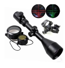 3-9x56eg Yüksek Kaliteli çıft ışık Kırmızı,yeşil Kaynaklı Avcılık Süfer Tüfek Dürbün(b)