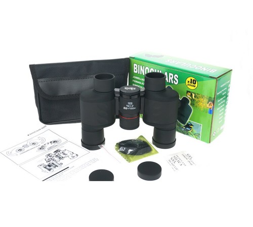 Nikula 10x30   Mavı Mercekli Kauçuk Kaplamalı Kamp Dürbün