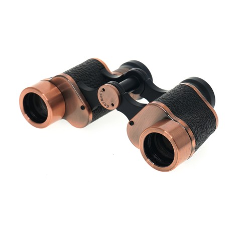 Baigish 6x24 Orjinal Deri çantalı Prinç Kaplama Subay Dürbünü – Su Geçirmez – Artıkıl özellikli- Rus Malı – 1000m/86m