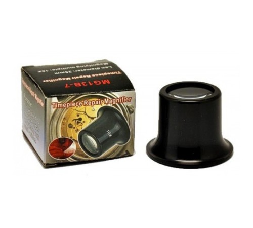 Nikula-10x Büyütmeli,saat,takı Onarım Için  Cam Lensli Optik Göz Büyüteç