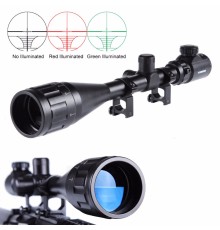 Tr-nikula 4-16x50 Aoeg Zoomlu Tüfek Dürbünü çift Işıklı Kırmızı,yeşil Kaynaklı Avcılık Dürbün