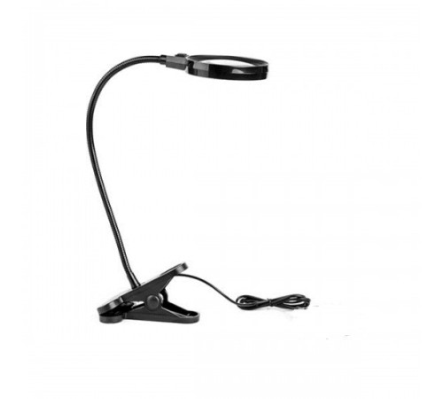 Nikula-12 Led Clipslı Işıklı Büyüteç,işıklı Masa Lambası çalışma Lambası