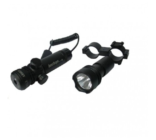 Nikula-Flaş Işıklı Yeşil Tüfek Lazeri,fenerli  Kablodan Kontrol