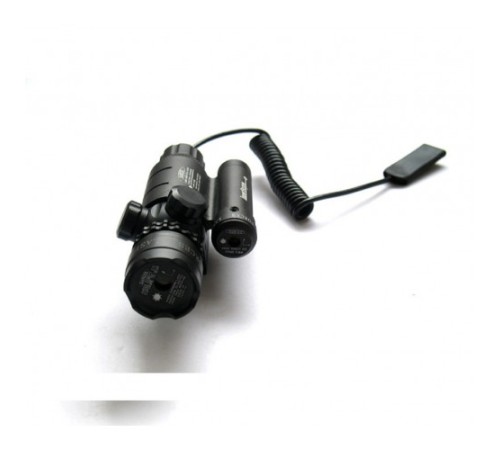 Nikula-Flaş Işıklı Yeşil Tüfek Lazeri,fenerli  Kablodan Kontrol